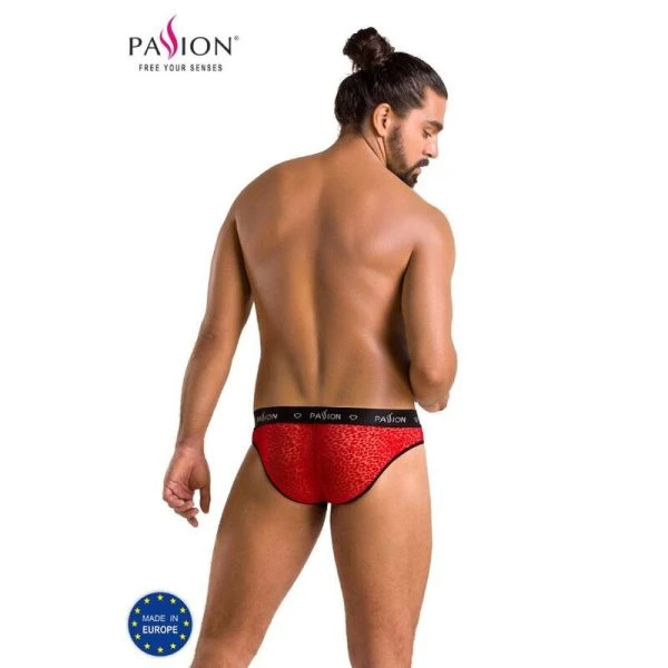 Passion MEN Slip Mike in Rood maat S/M van polyester-mix