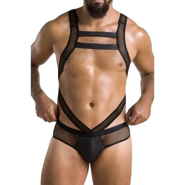 Passion MEN Body Victor in het zwart L/XL