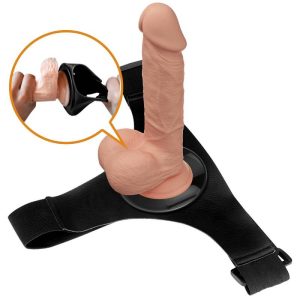 Pretty Love Universeel Harness-Broek met Dildo Jerry Naturel Pretty Love Universeel Harness-Broek met Dildo Jerry Naturel - Afbeelding 7