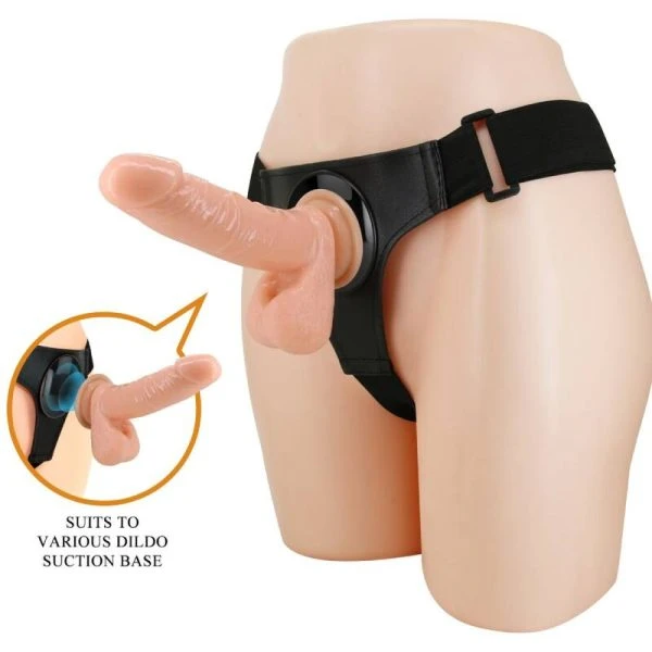 Harness Collection Pretty Love Universele Harness met Dildo Tom Naturel