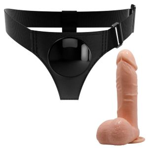 Harness Collection Pretty Love Universele Harness met Dildo Tom Naturel Harness Collection Pretty Love Universele Harness met Dildo Tom Naturel - Afbeelding 3