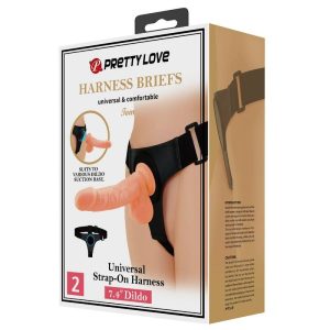 Harness Collection Pretty Love Universele Harness met Dildo Tom Naturel Harness Collection Pretty Love Universele Harness met Dildo Tom Naturel - Afbeelding 10