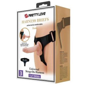 Harness Collection Pretty Love Universal Harness with Dildo Kevin Natural - Image 9