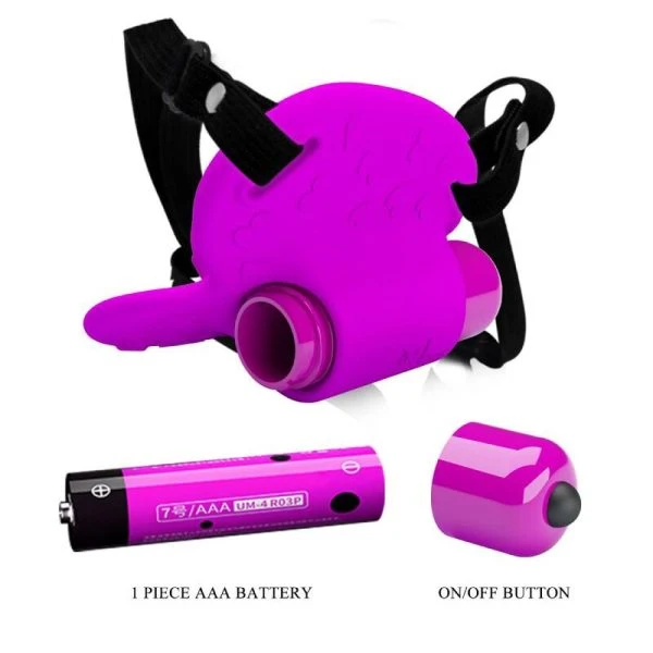 FUN Toys Pretty Love Heartbeat Klitoris-Vibrator met 10 standen paars