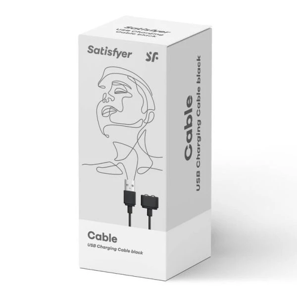 Satisfyer USB-oplaadkabel zwart