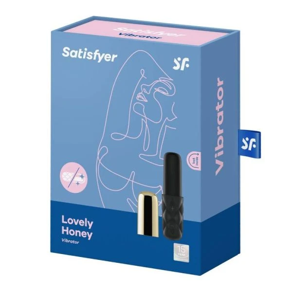 Satisfyer Vibrator Sparkling Darling Golden – Mini-vibrator met 15 programma's Satisfyer Vibrator Sparkling Darling Golden – Mini-vibrator met 15 programma's