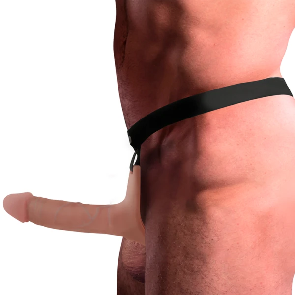 Intense FOR HIM Hollow Strap-On with Silicone Dildo 16 x 3,5 cm