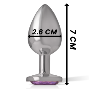 Intense Anal Toys Analplug mit violettem Kristall, Größe S Intense Anal Toys Analplug mit violettem Kristall, Größe S – Bild 4