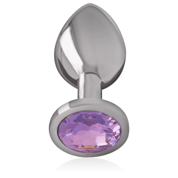 Intense Anal Toys Anaalplug met violette kristal, maat M Intense Anal Toys Anaalplug met violette kristal, maat M