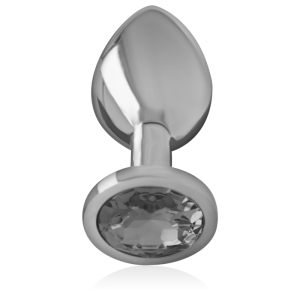 Intense Analplug aus Metall mit schwarzem Glas, Größe M Intense Analplug aus Metall mit schwarzem Glas, Größe M – Bild 2