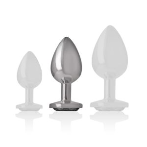 Intense Analplug aus Metall mit schwarzem Glas, Größe M Intense Analplug aus Metall mit schwarzem Glas, Größe M – Bild 5