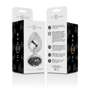 Intense Analplug aus Metall mit schwarzem Glas, Größe M Intense Analplug aus Metall mit schwarzem Glas, Größe M – Bild 6