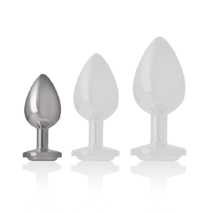 Intense Anal Toys Analplug mit silbernem Kristall, Größe S Intense Anal Toys Analplug mit silbernem Kristall, Größe S – Bild 3