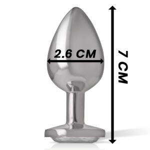 Intense Anal Toys Analplug mit silbernem Kristall, Größe S Intense Anal Toys Analplug mit silbernem Kristall, Größe S – Bild 6