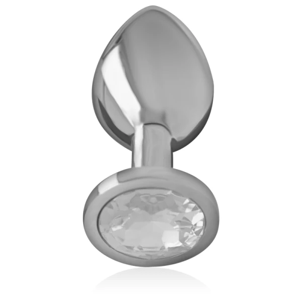 Intense Anal Toys Anaalplug met glanzende steen, L 9x4 cm Intense Anal Toys Anaalplug met glanzende steen, L 9x4 cm