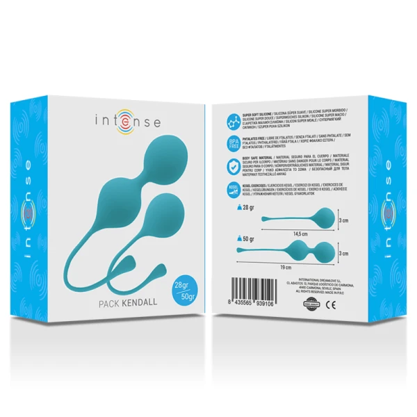 Intense Health Kegel Liebeskugeln Kendall Blau Intense Health Kegel Liebeskugeln Kendall Blau
