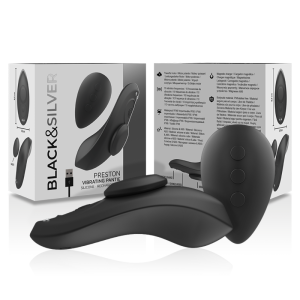 Black&silver siliconen slipvibrator oplaadbaar zwart Black&silver siliconen slipvibrator oplaadbaar zwart - Afbeelding 7
