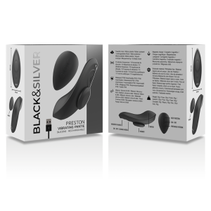 Black&silver siliconen slipvibrator oplaadbaar zwart Black&silver siliconen slipvibrator oplaadbaar zwart - Afbeelding 8