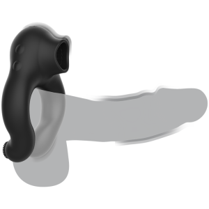 Black&silver Vibratorring mit 3 Motoren, wiederaufladbar, schwarz Black&silver Vibratorring mit 3 Motoren, wiederaufladbar, schwarz – Bild 3