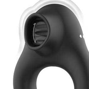 Black&silver Vibratorring mit 3 Motoren, wiederaufladbar, schwarz Black&silver Vibratorring mit 3 Motoren, wiederaufladbar, schwarz – Bild 5
