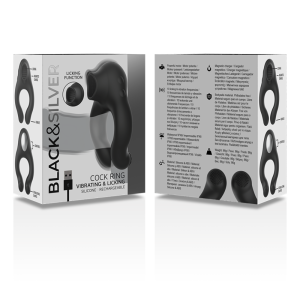 Black&silver Vibratorring mit 3 Motoren, wiederaufladbar, schwarz Black&silver Vibratorring mit 3 Motoren, wiederaufladbar, schwarz – Bild 7