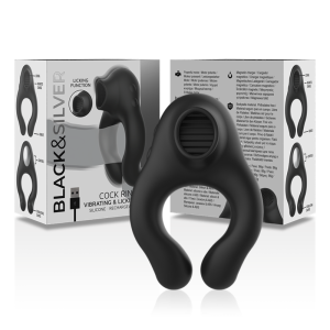 Black&silver Vibratorring mit 3 Motoren, wiederaufladbar, schwarz Black&silver Vibratorring mit 3 Motoren, wiederaufladbar, schwarz – Bild 6