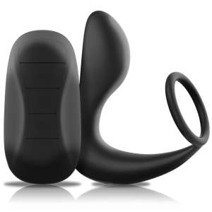 Black&silver Anale massager met afstandsbediening, oplaadbaar, siliconen zwart Black&silver Anale massager met afstandsbediening, oplaadbaar, siliconen zwart - Afbeelding 5