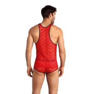 Anais MEN Accesories Spitzen-Top Brave XL rot Anais MEN Accesories Spitzen-Top Brave XL rot - Afbeelding 2