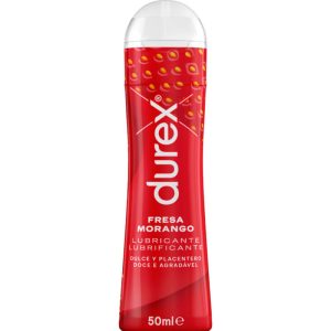 Durex Lubes Glijmiddel met Aardbeiensmaak 50 ml Durex Lubes Glijmiddel met Aardbeiensmaak 50 ml - Afbeelding 1