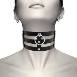 Coquette Accessories Fetish-halsband van vegan leer Desire Coquette Accessories Fetish-halsband van vegan leer Desire - Afbeelding 2