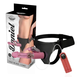 Harness Attraction Harnas met roterende vibrator 18 x 3,5 cm