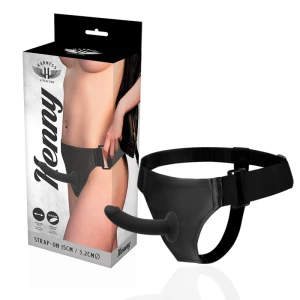 Harness Attraction Strap-On-Harnas met Kenny-Dildo 15 x 3,2 cm