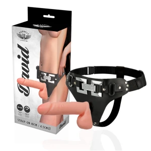 Harness Attraction Deluxe Harness met realistische vibratie en kliksysteem