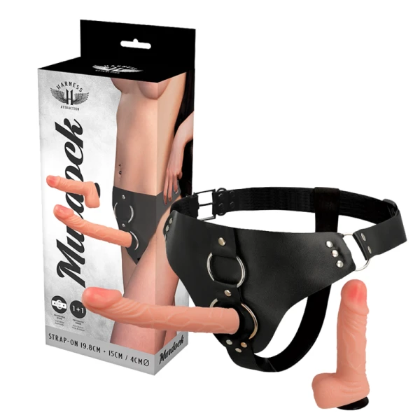 img_140249_85912e3cef490b39c996e2ab7ffd76b0_1.png Harness Attraction Strap-On-Harnas met twee penissen
