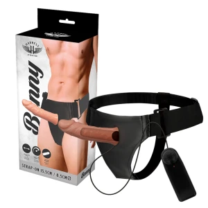 Harness Attraction Hohlgeschirr Benny met Vibrator, 15 x 4,5 cm