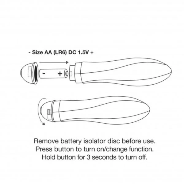 Rocks-off Twister Vibrator met 10 standen, waterdicht