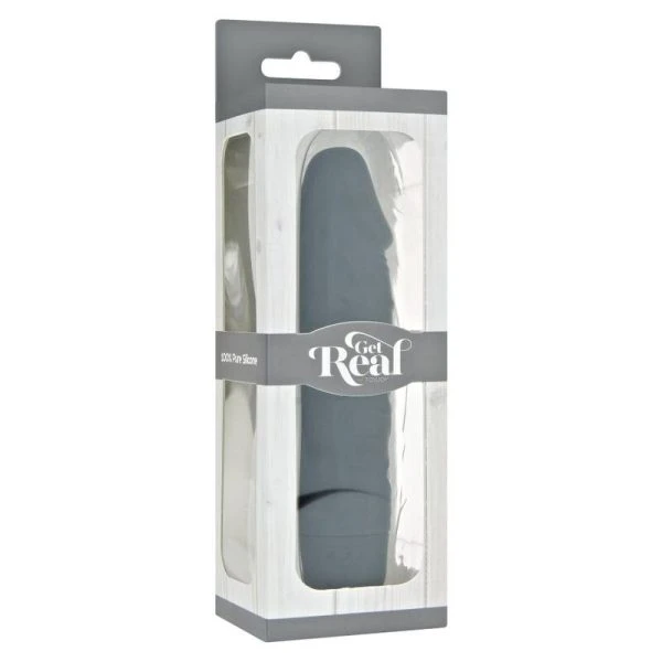 GET Real Mini Classic Vibrator Schwarz – Naturvibrator mit realistischen Details