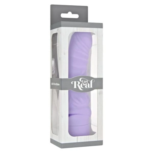 GET Real Mini Classic G-Punkt-Vibrator mit gebogenem Schaft, lila GET Real Mini Classic G-Punkt-Vibrator mit gebogenem Schaft, lila