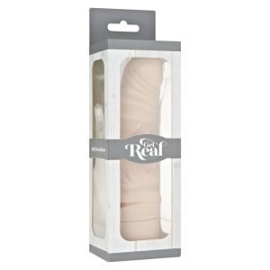 GET Real Mini Classic G-Spot Vibrator Skin – Naturvibrator met gebogen schacht GET Real Mini Classic G-Spot Vibrator Skin – Naturvibrator met gebogen schacht - Afbeelding 3