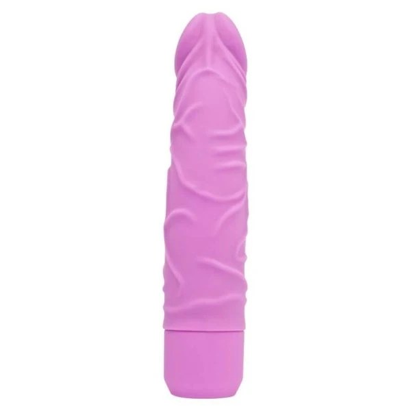 GET Real Klassieke Natuurvibrator met Aderen en Punt, 20,1 cm