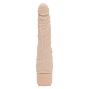 GET Real Classic Slim Vibrator Naturvibrator met aderen en gebogen punt GET Real Classic Slim Vibrator Naturvibrator met aderen en gebogen punt - Afbeelding 2