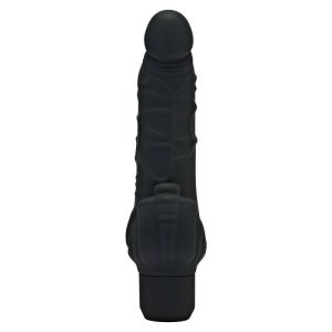 GET Real Classic Stim Vibrator mit Klitoris-Stimulator, schwarz GET Real Classic Stim Vibrator mit Klitoris-Stimulator, schwarz – Bild 2