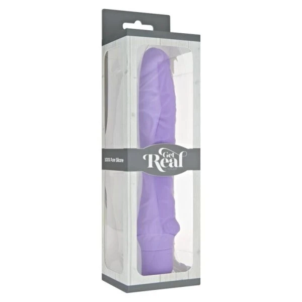 GET Real klassieke grote siliconen vibrator 24,9 cm