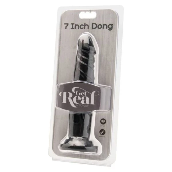 GET Real Dildo mit natürlicher Form 18 cm schwarz