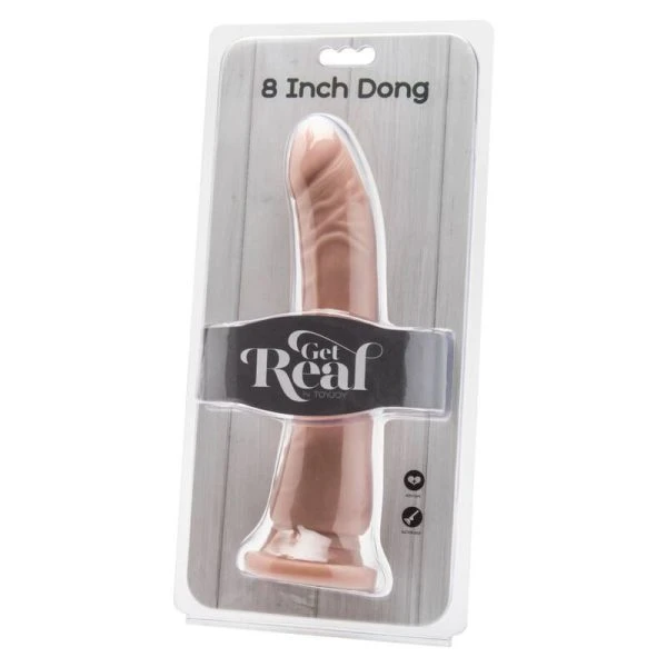 GET Real Dildo met natuurlijke vorm 20,5 cm huidskleur