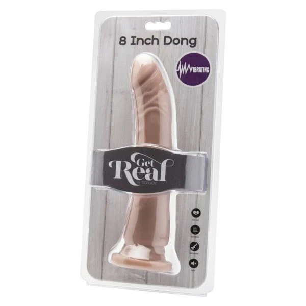GET Real Vibrerende Penis-Dildo 20,5 cm met Afstandsbediening GET Real Vibrerende Penis-Dildo 20,5 cm met Afstandsbediening