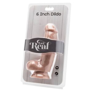 GET Real Dildo met Ballen en Aderen, PVC GET Real Dildo met Ballen en Aderen, PVC - Afbeelding 2