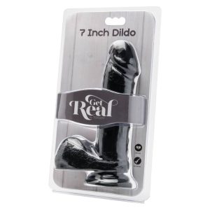 GET Real Dildo with black balls, natural shape GET Real Dildo with black balls, natural shape - Image 2