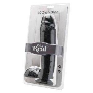 GET Real Dildo mit Adern und Kugeln, schwarz GET Real Dildo mit Adern und Kugeln, schwarz – Bild 2