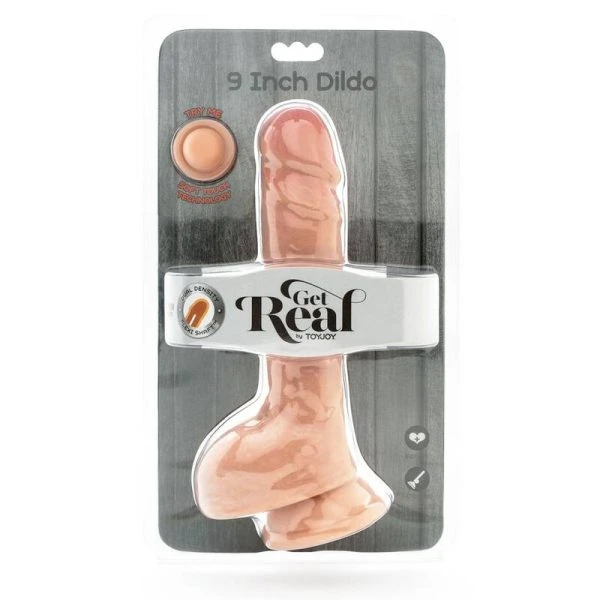 GET Real Dual-Density-Dildo 25,5 cm with Testicles, Skin-Colored GET Real Dual-Density-Dildo 25,5 cm with Testicles, Skin-Colored